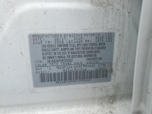 Photo 11 VIN: 3N1AB7AP2HY393457 - NISSAN SENTRA S 