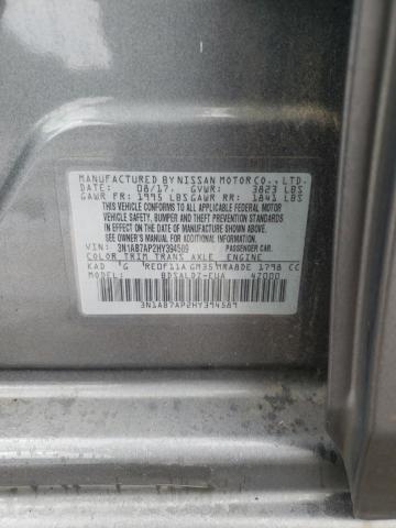 Photo 11 VIN: 3N1AB7AP2HY394589 - NISSAN SENTRA S 