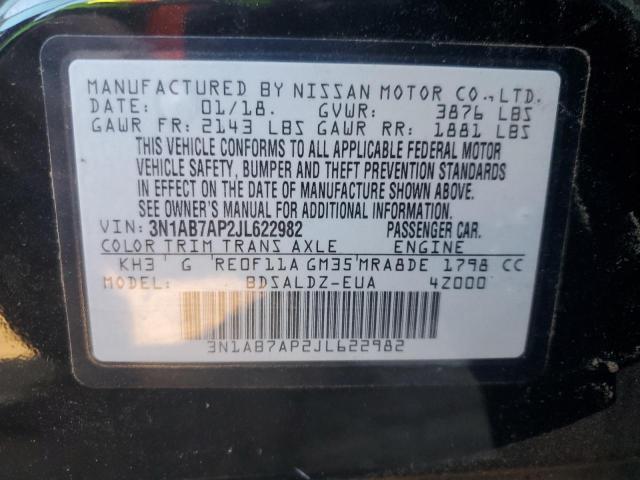 Photo 12 VIN: 3N1AB7AP2JL622982 - NISSAN SENTRA 