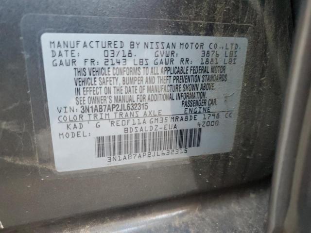 Photo 11 VIN: 3N1AB7AP2JL632315 - NISSAN SENTRA 