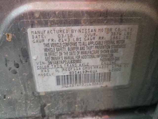 Photo 11 VIN: 3N1AB7AP2JL632802 - NISSAN SENTRA S 