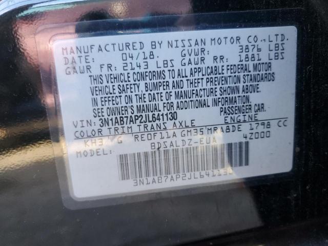 Photo 11 VIN: 3N1AB7AP2JL641130 - NISSAN SENTRA S 