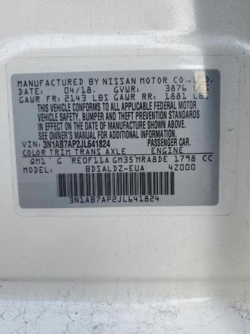 Photo 11 VIN: 3N1AB7AP2JL641824 - NISSAN SENTRA S 