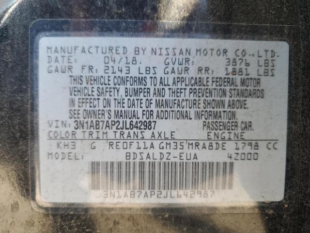 Photo 11 VIN: 3N1AB7AP2JL642987 - NISSAN SENTRA 