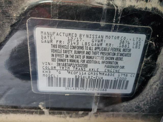 Photo 11 VIN: 3N1AB7AP2JY242088 - NISSAN SENTRA 