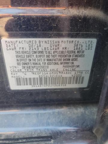 Photo 11 VIN: 3N1AB7AP2JY268318 - NISSAN SENTRA S 