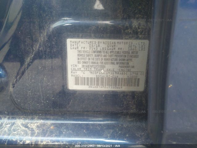 Photo 8 VIN: 3N1AB7AP2JY310664 - NISSAN SENTRA 