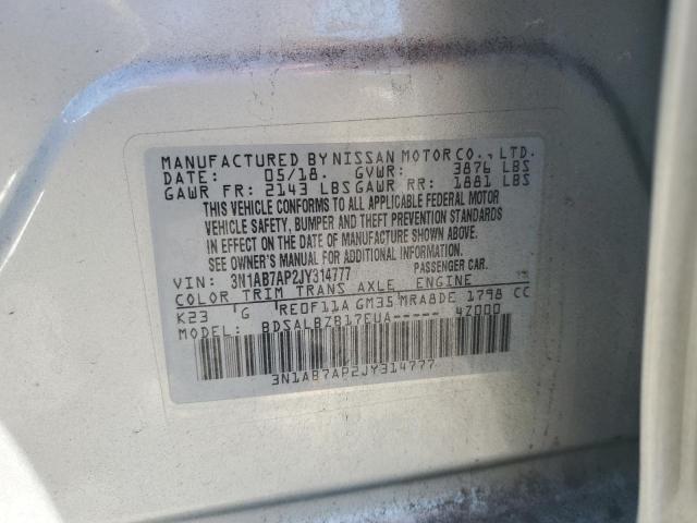 Photo 11 VIN: 3N1AB7AP2JY314777 - NISSAN SENTRA 