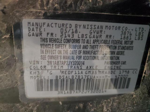 Photo 11 VIN: 3N1AB7AP2JY320014 - NISSAN SENTRA 