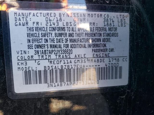 Photo 12 VIN: 3N1AB7AP2JY336620 - NISSAN SENTRA 