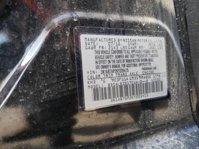 Photo 12 VIN: 3N1AB7AP2KY205415 - NISSAN SENTRA 