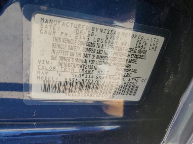 Photo 11 VIN: 3N1AB7AP2KY215510 - NISSAN SENTRA 