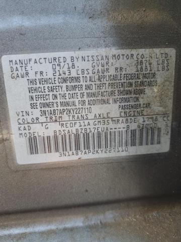 Photo 12 VIN: 3N1AB7AP2KY227110 - NISSAN SENTRA 