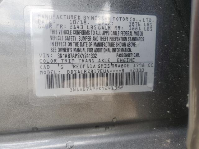 Photo 11 VIN: 3N1AB7AP2KY241332 - NISSAN SENTRA 