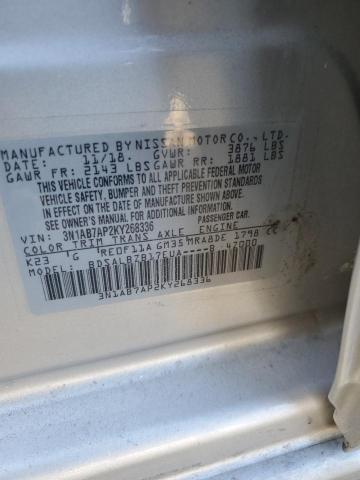 Photo 11 VIN: 3N1AB7AP2KY268336 - NISSAN SENTRA 