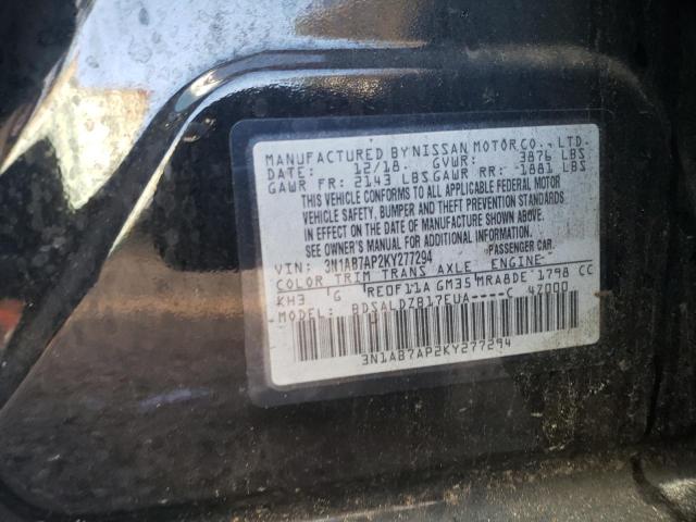 Photo 11 VIN: 3N1AB7AP2KY277294 - NISSAN SENTRA S 