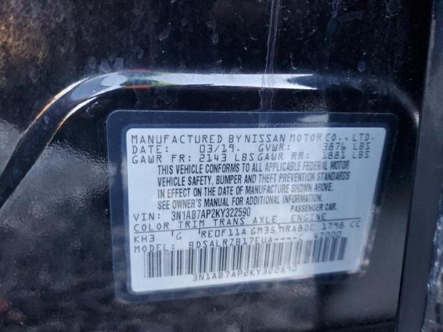 Photo 11 VIN: 3N1AB7AP2KY322590 - NISSAN SENTRA 