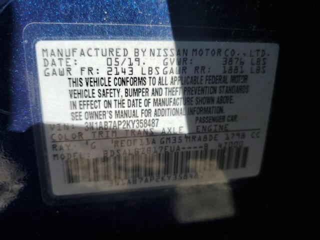 Photo 11 VIN: 3N1AB7AP2KY358487 - NISSAN SENTRA 