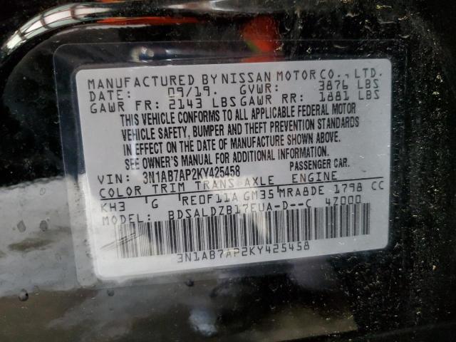 Photo 11 VIN: 3N1AB7AP2KY425458 - NISSAN SENTRA 