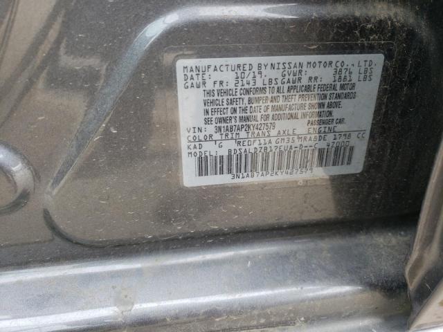 Photo 11 VIN: 3N1AB7AP2KY427579 - NISSAN SENTRA S 