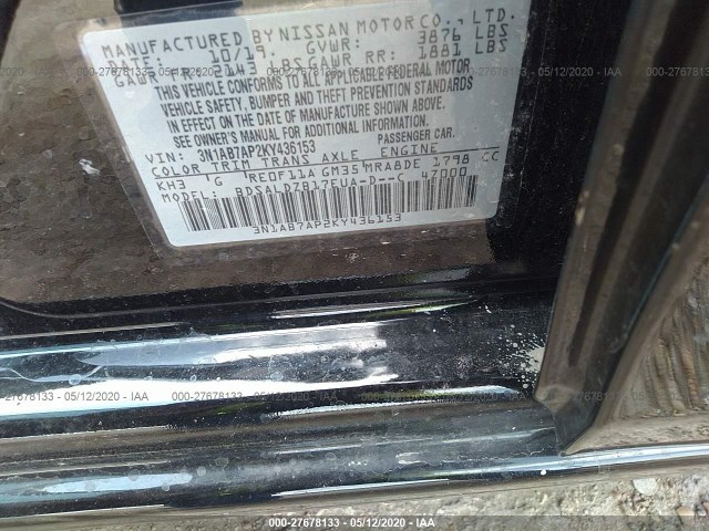 Photo 8 VIN: 3N1AB7AP2KY436153 - NISSAN SENTRA 