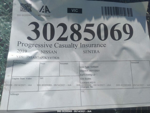 Photo 8 VIN: 3N1AB7AP2KY453826 - NISSAN SENTRA 