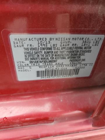 Photo 11 VIN: 3N1AB7AP3DL560397 - NISSAN SENTRA S 