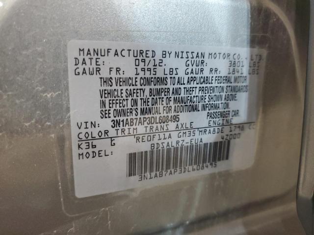 Photo 11 VIN: 3N1AB7AP3DL608495 - NISSAN SENTRA S 