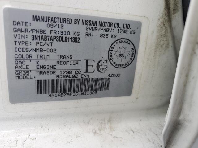 Photo 11 VIN: 3N1AB7AP3DL611302 - NISSAN SENTRA 