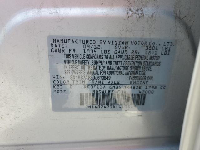 Photo 11 VIN: 3N1AB7AP3DL613549 - NISSAN SENTRA 