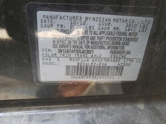 Photo 9 VIN: 3N1AB7AP3DL623921 - NISSAN SENTRA S 