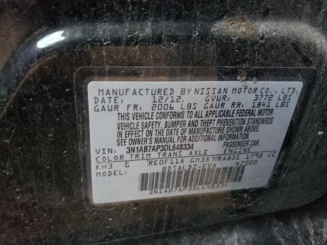 Photo 12 VIN: 3N1AB7AP3DL648334 - NISSAN SENTRA S 