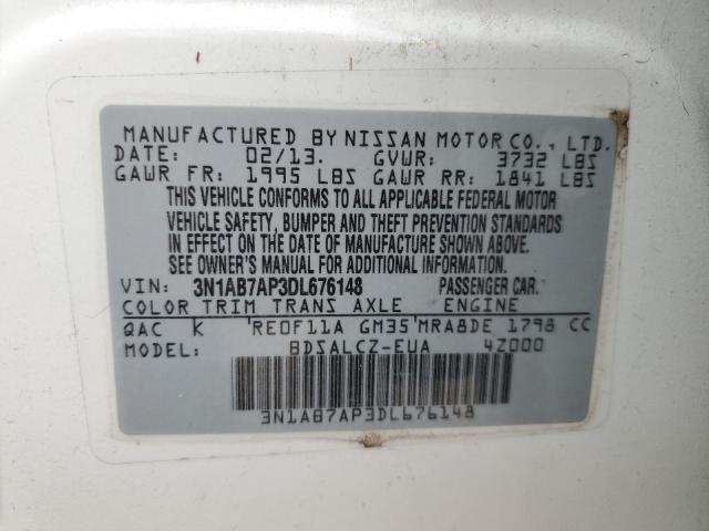 Photo 11 VIN: 3N1AB7AP3DL676148 - NISSAN SENTRA 