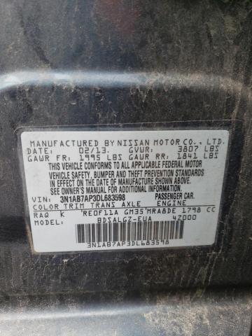 Photo 11 VIN: 3N1AB7AP3DL683598 - NISSAN SENTRA 