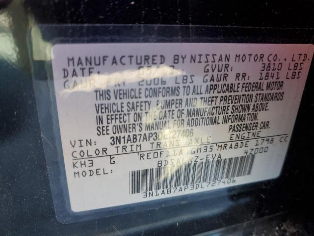 Photo 11 VIN: 3N1AB7AP3DL727406 - NISSAN SENTRA S 