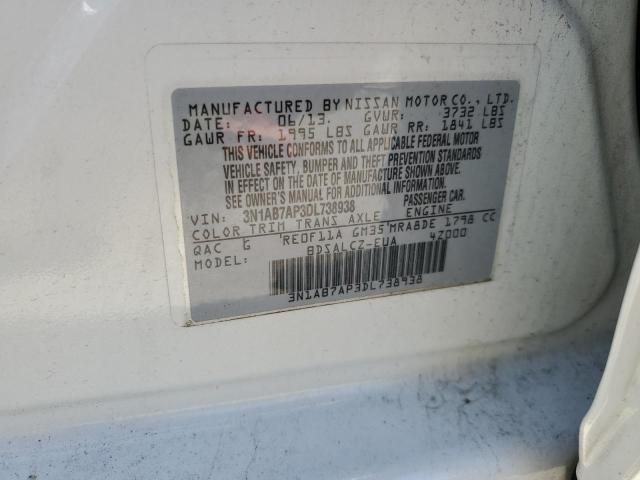 Photo 11 VIN: 3N1AB7AP3DL738938 - NISSAN SENTRA 