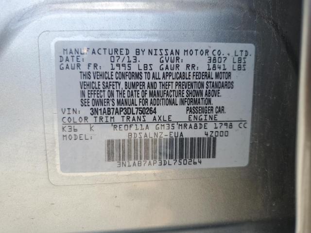 Photo 11 VIN: 3N1AB7AP3DL750264 - NISSAN SENTRA S 