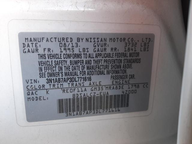 Photo 12 VIN: 3N1AB7AP3DL771616 - NISSAN SENTRA S 