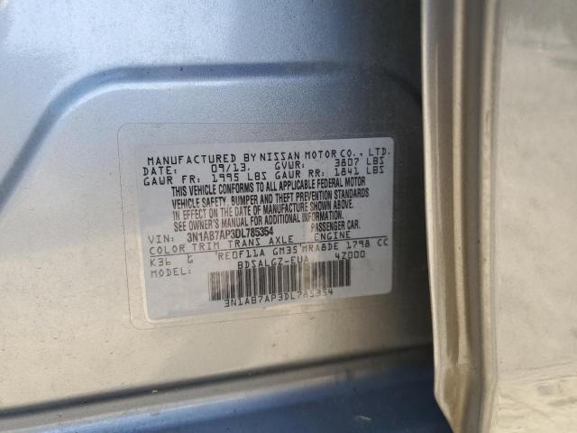 Photo 11 VIN: 3N1AB7AP3DL785354 - NISSAN SENTRA S 