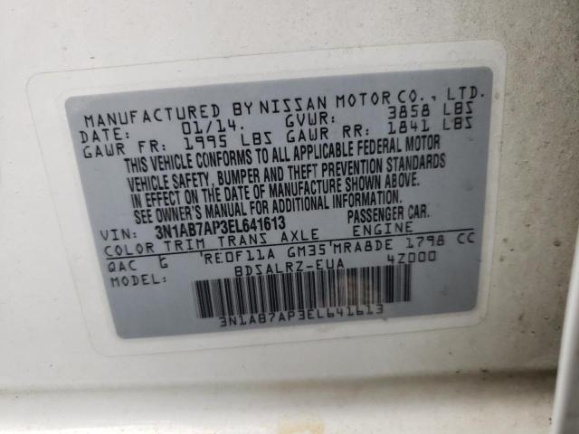 Photo 11 VIN: 3N1AB7AP3EL641613 - NISSAN SENTRA S 