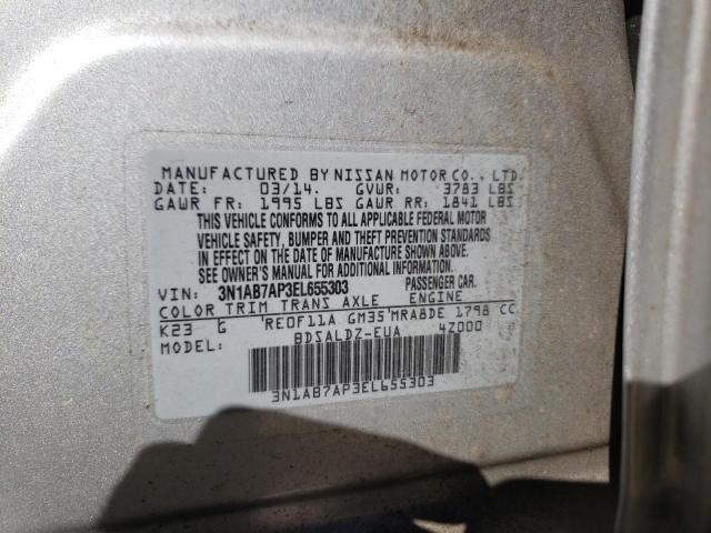 Photo 9 VIN: 3N1AB7AP3EL655303 - NISSAN SENTRA S 