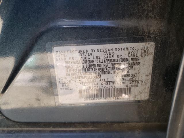 Photo 9 VIN: 3N1AB7AP3EL658668 - NISSAN SENTRA S 