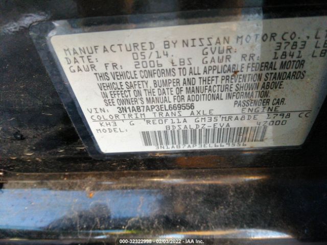 Photo 8 VIN: 3N1AB7AP3EL669556 - NISSAN SENTRA 