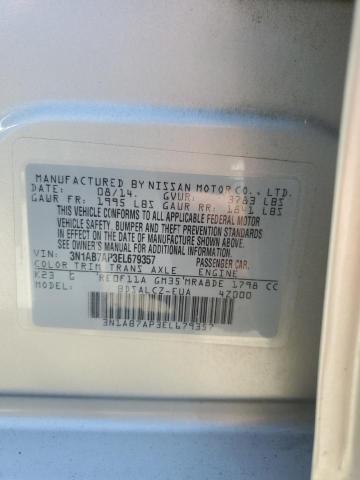 Photo 11 VIN: 3N1AB7AP3EL679357 - NISSAN SENTRA 