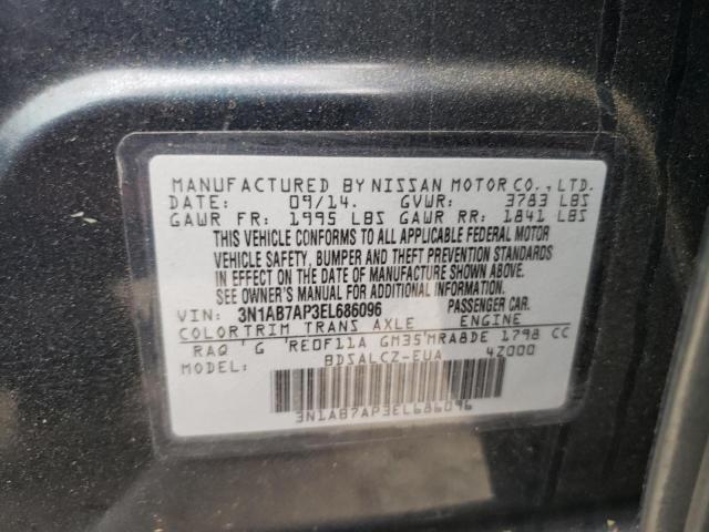 Photo 11 VIN: 3N1AB7AP3EL686096 - NISSAN SENTRA S 