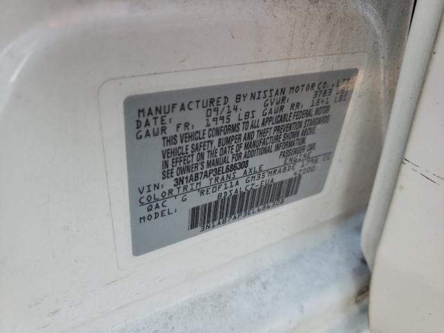 Photo 9 VIN: 3N1AB7AP3EL686308 - NISSAN SENTRA S 