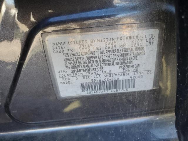 Photo 11 VIN: 3N1AB7AP3EL687765 - NISSAN SENTRA S 