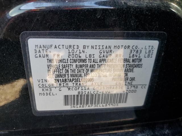 Photo 12 VIN: 3N1AB7AP3EL689905 - NISSAN SENTRA S 