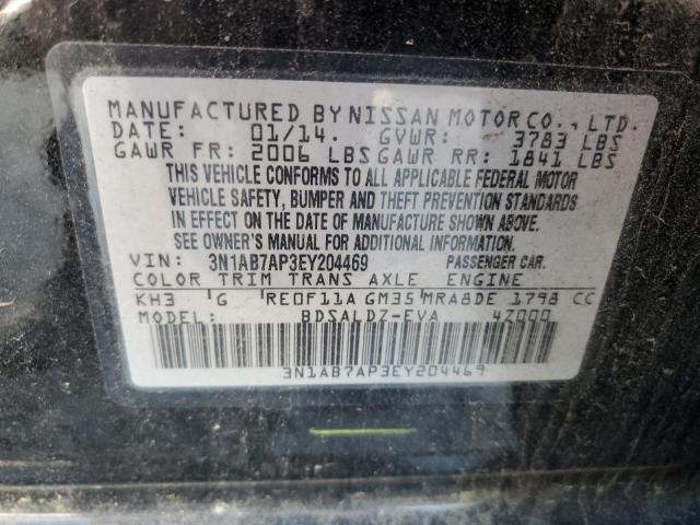 Photo 11 VIN: 3N1AB7AP3EY204469 - NISSAN SENTRA 