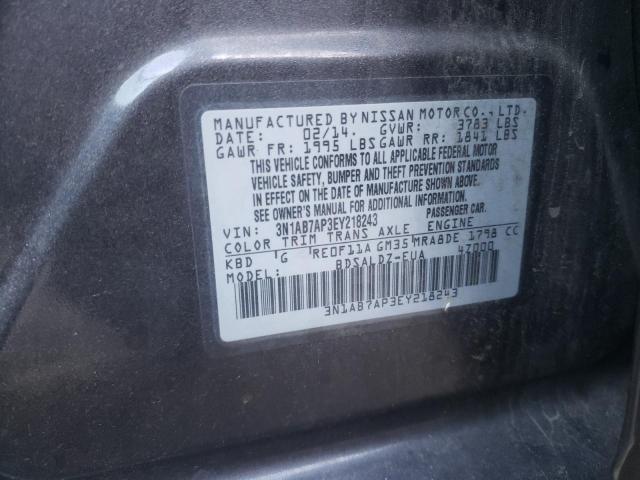 Photo 11 VIN: 3N1AB7AP3EY218243 - NISSAN SENTRA 